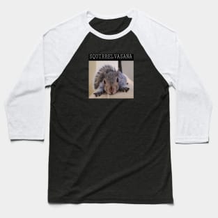 Squirrel Yoga Baseball T-Shirt